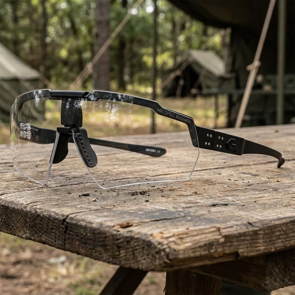 Захисні окуляри Gatorz Blastshield ANSI Z87.1 Mil-Spec Ballistic, Black Cerakote - GZ-10-402