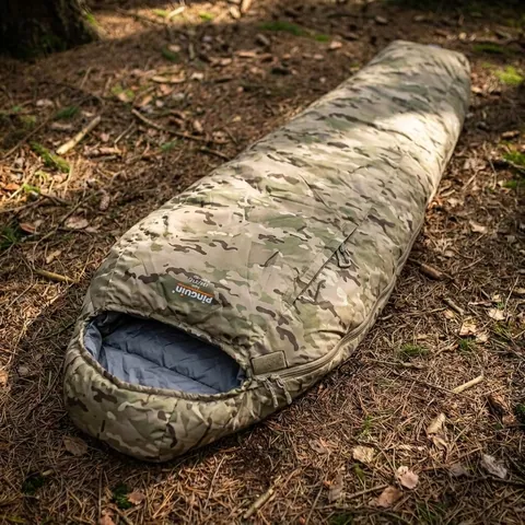 Правостороній спальний мішок Pinguin Lite Mummy (14/10°C), 185 см - Хакі — фото 3