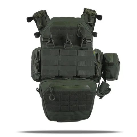Комплект плитоноска Kiborg GU Gen.2 + 6 підсумків Хакі — фото 4