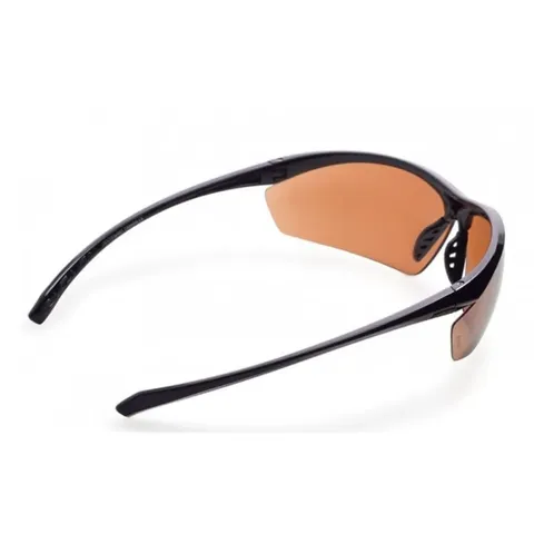 Окуляри захисні Global Vision Lieutenant (drive mirror) коричневі, Чорний — фото 5