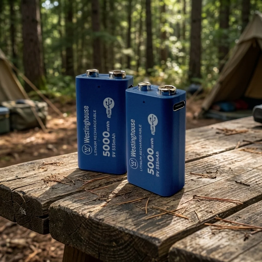 Літієвий акумулятор Крона 9 вольт Westinghouse 5000mWh (Type-C charging)