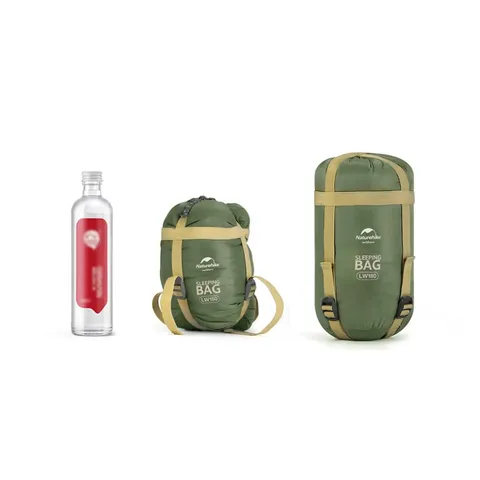 Спальний мішок Naturehike LW180 Mini NH21MSD04, правий, XL, темно-зелений — фото 6