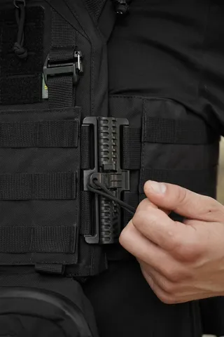 Комплект Плитонока Kiborg GU Gen.2 з двома підсумками та захистом 1 класу Чорний — фото 10