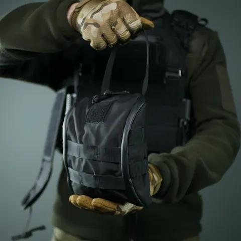 Підсумок-аптечка (швидкий скид) Kiborg GU Cordura Black — фото 9