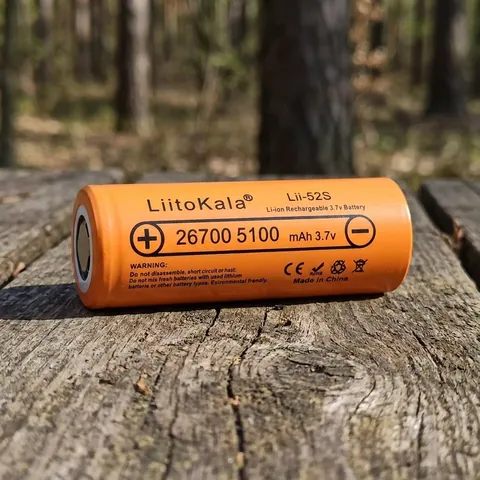 Акумулятор літій-іонний LiitoKala Lii-52S 26700 на 5200мАг 20A