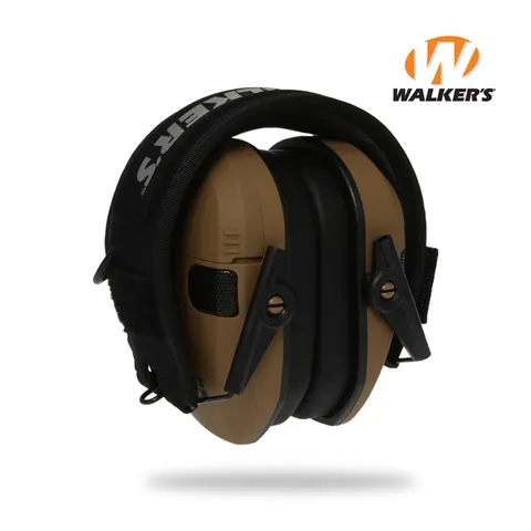 Активні навушники Walker's Razor Slim Original з патчами (Коричневий) — фото 6