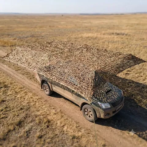 Весняна маскувальна сітка Militex Хвойний ліс 5х10м (площа 50 кв.м.)