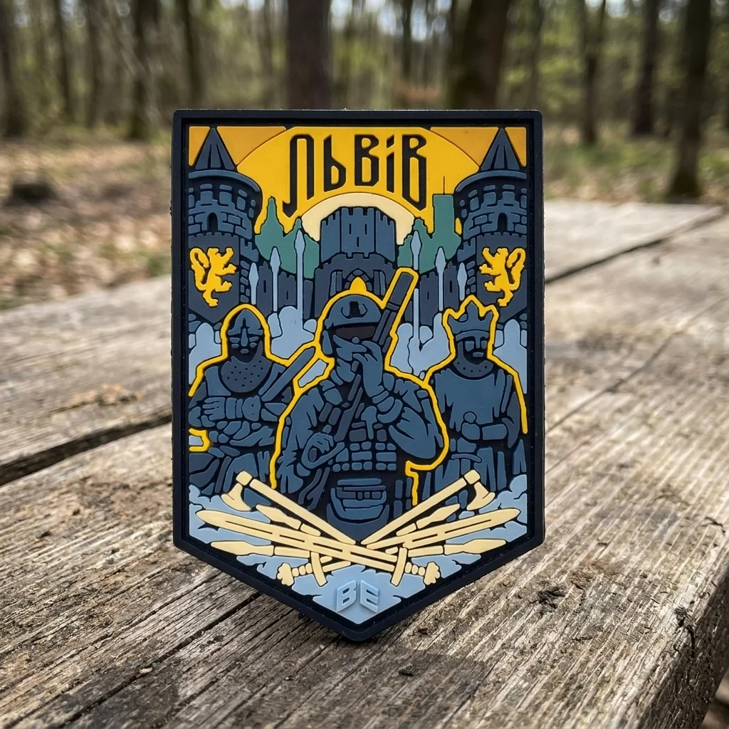 ПВХ Патч (шеврон) "Львів" кольоровий