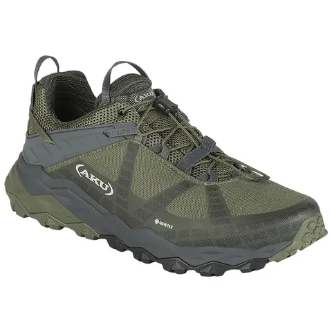 Літні трекінгові кросівки AKU FlyRock GTX (Зелений/Сірий) з Gore-Tex і Vibram — фото 2
