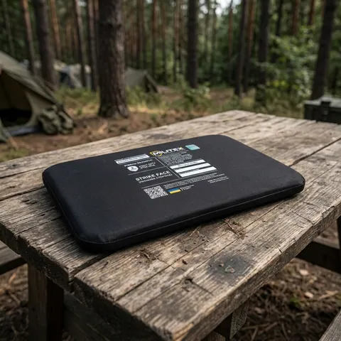 Балістичний захист 2 класу для плитоноски Militex Pro Series (M-L) 29,5*14,7 см камербанд, 1 шт