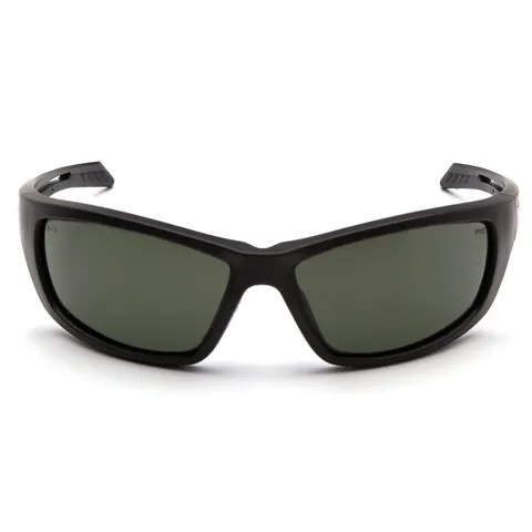 Захисні окуляри Venture Gear Tactical Howitzer Black (forest gray) Anti-Fog, чорно-зелені в чорній оправі — фото 5