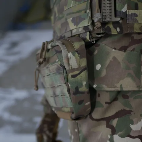 Сумка-напашник M Kiborg з балістичним пакетом 1 клас захисту Militex GU Сordura Multicam — фото 10