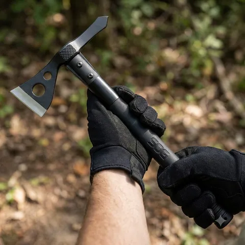 Тактична термопластична сокира SOG Voodoo Hawk Mini, Satin — фото 3