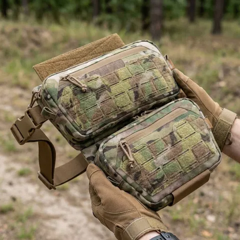 Комплект (захист живота + сумка) Militex Cordura original USA Мультикам розмір — фото 3