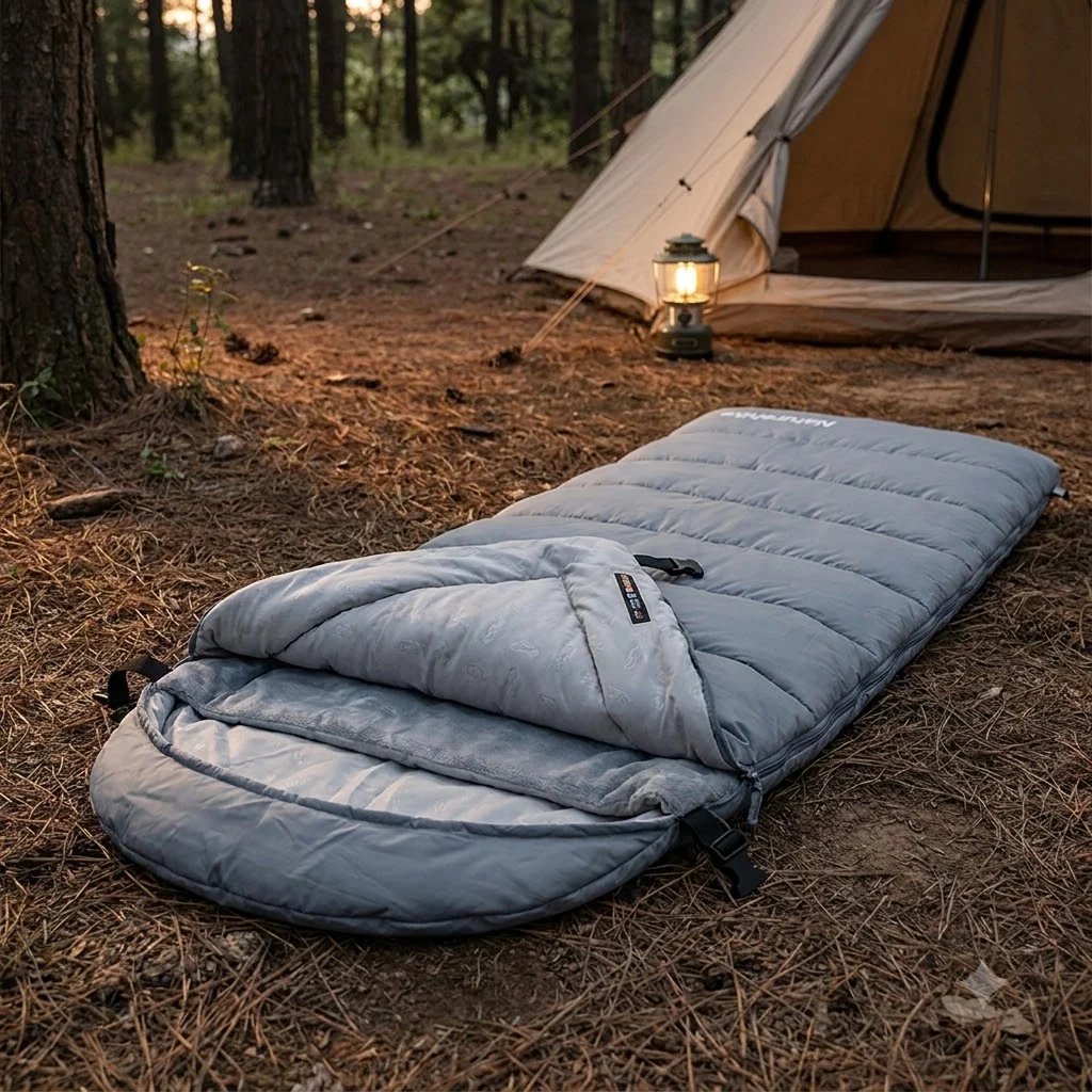 Спальний мішок з підігрівом Naturehike BE400 CNK2300SD021, лівий, сірий
