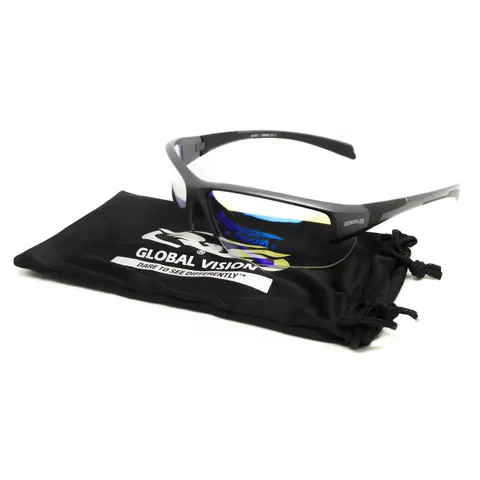 Окуляри фотохромні (захисні) Global Vision Hercules-7 Photochromic Anti-Fog (G-Tech™ blue), фотохромні дзеркальні сині, Чорний — фото 12