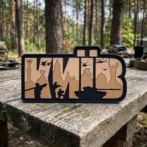 ПВХ патч Київ букви койот