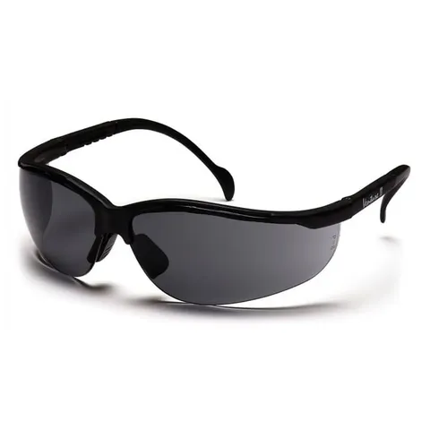 Окуляри захисні Pyramex Venture-2 (gray) Anti-Fog чорні, Чорний — фото 2