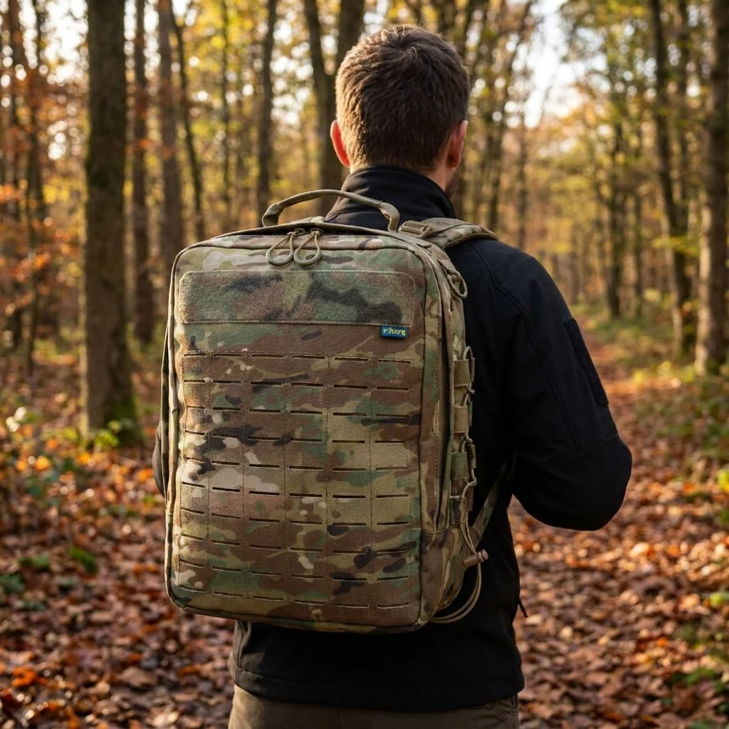 Рюкзак тактичний з MOLLE Kiborg Cordura Squadron Multicam