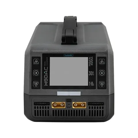 Зарядний пристрій ToolkitRC M8DAC 1200W Dual Channel AC 100–240V | Професійний балансир для LiPo/LiHV 1–8S — фото 7