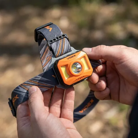 Налобний світлодіодний ліхтарик VIDEX VLF-H085-OR 400Lm 5000K — фото 3