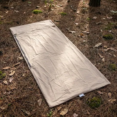 Підкладка для спального мішка Naturehike NH15S012-E (розмір L), бавовна, бежева — фото 3