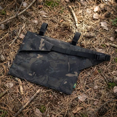 Каремат-сидушка Kiborg 20mm Cordura Black Multicam під броню — фото 3
