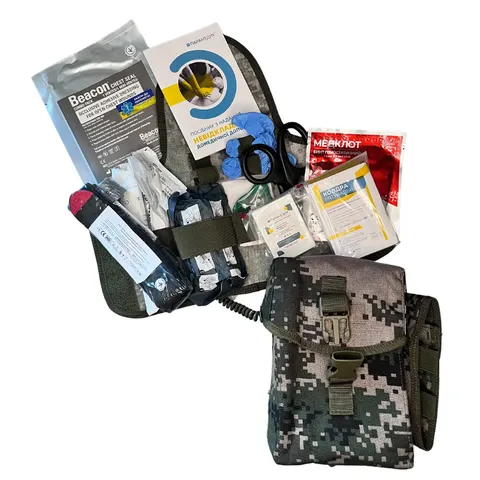Аптечка першої допомоги IFAK Individual Kit розширена (з турнікетом CAT 7) — фото 2
