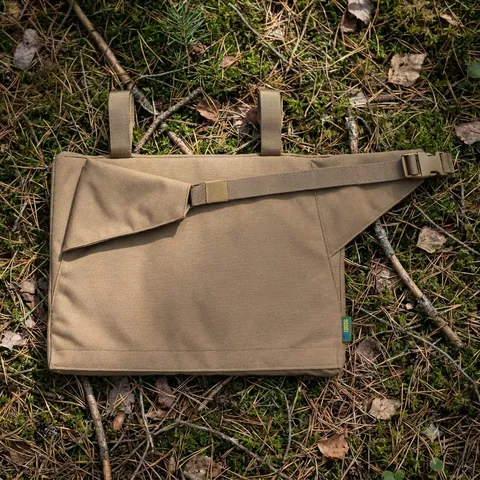 Каремат-сидушка Kiborg 20mm (посилена) Cordura Coyote під бронепакет — фото 3