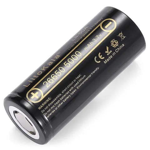 Акумулятор Liitokala Lii-50A 5000 mAh 20A 26650 Li-ion — фото 4