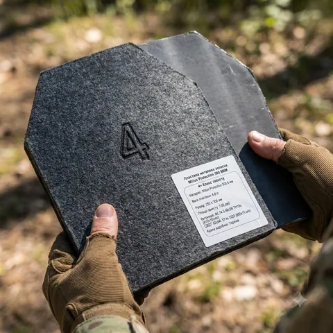 Бронеплити (2 шт) Miilux Protection 500 8мм, 4-й клас захисту — фото 3