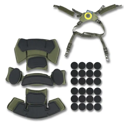 Підвісна система + подушки для шолому Team Wendy Cam Fit (R) GEN.3 Хакі — фото 2
