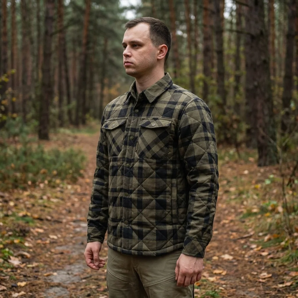 Куртка Frontier Tartan Хакі