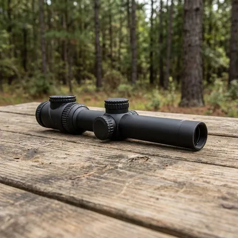 Приціл оптичний Trijicon AccuPoint 1-6x24 BAC Green Triangle Tritium / Fiber Optics