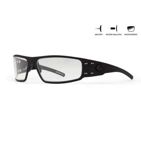 Захисні окуляри Gatorz Magnum Photochromic ANSI Z87.1 Mil-Spec Ballistic, Black Cerakote - GZ-01-005