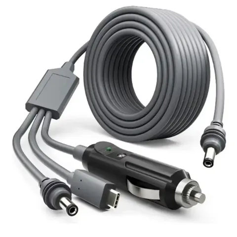 Кабель живлення для Starlink Mini 3 в 1 (Type-C/DC/прикурювач) 5 метрів — фото 2