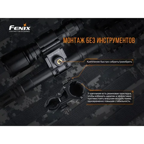 Кріплення на зброю для ліхтарів Fenix ALG-18 — фото 7