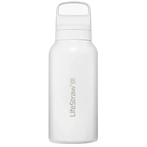Пляшка-фільтр для води LifeStraw Go SS Filter Bottle, 1 л, Polar White — фото 2