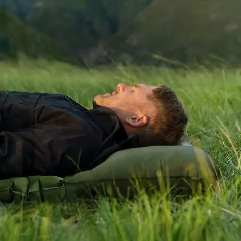 Матрац подвійний Naturehike CNK2550WS019, 65 мм, із вбудованою помпою, зелений — фото 10