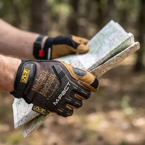 Рукавиці коричневі Mechanix M-Pact Framer — фото 3