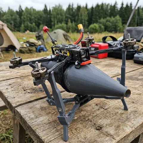 Система Скидання З Хомутом Під Fpv На Рамі Apex