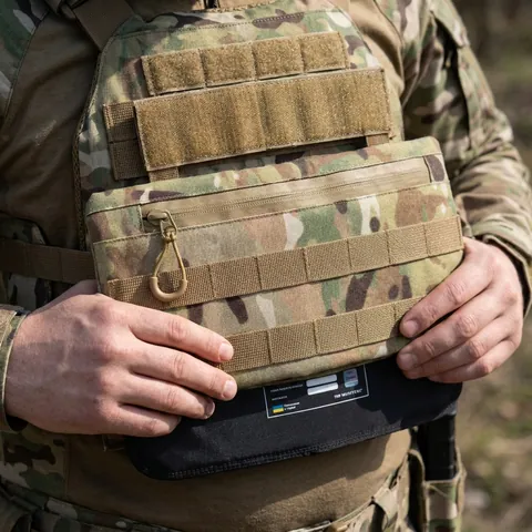 Захист живота (кишківник) Kiborg з балістичним пакетом 1 клас захисту Militex Multicam — фото 3