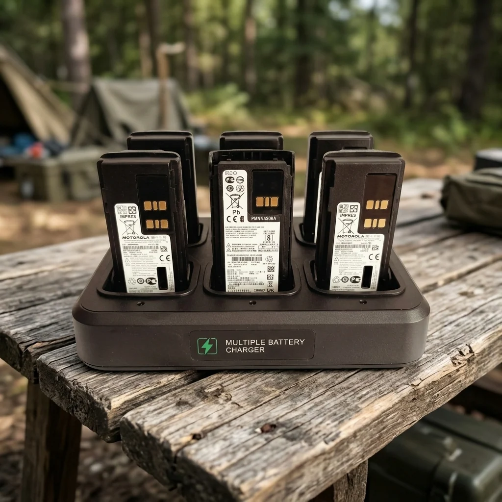 Зарядний мульти пристрій універсальний для рацій Motorola серії DP4xxx, R7, R7a (6 осередків)