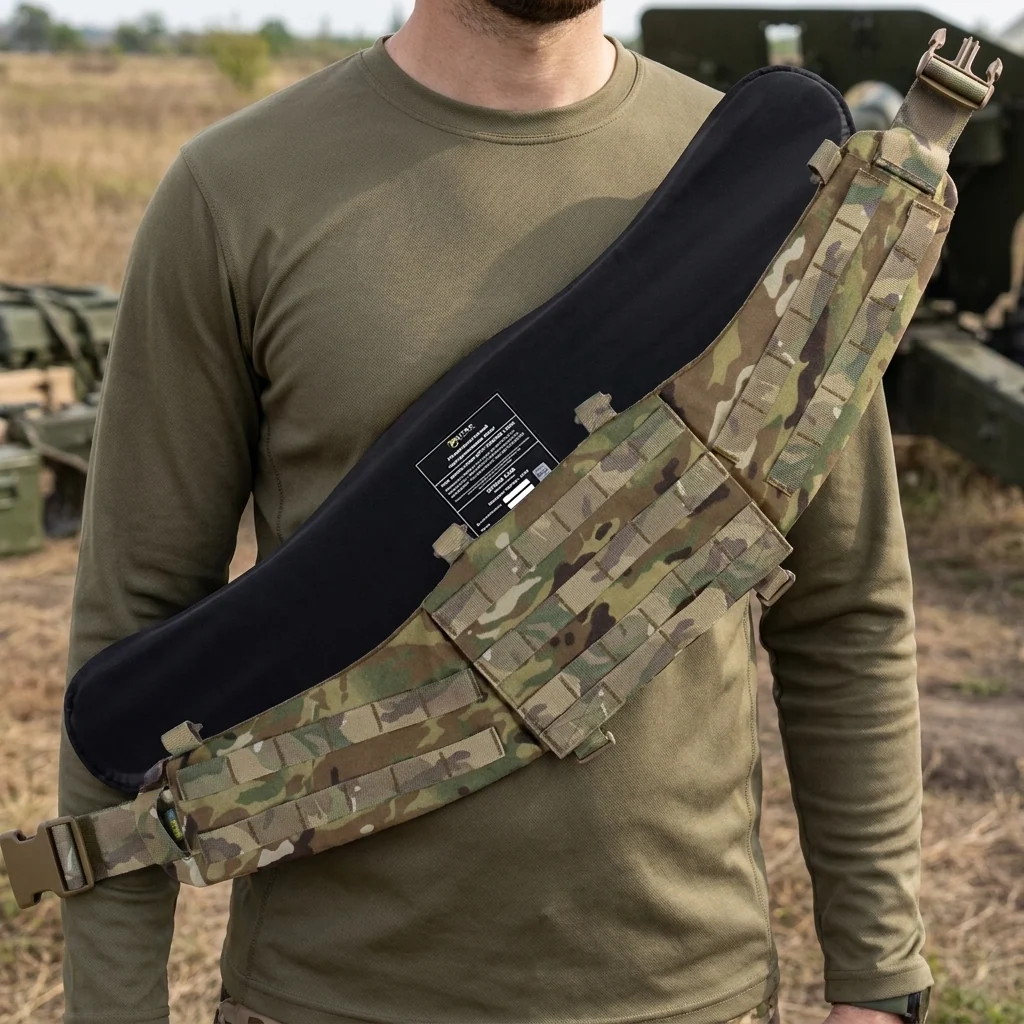 Розвантажувальний пояс РПС Kiborg R-1 GEN.2 Мультикам (з захистом 1 клас Militex)
