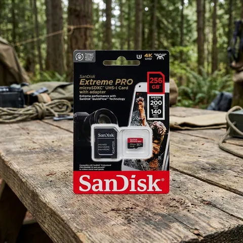 SanDisk Extreme PRO 256 ГБ microSDXC U3 V30 — карта пам'яті з SD-адаптером