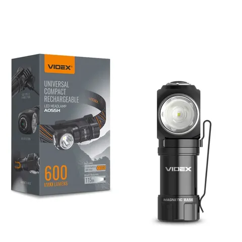 Портативний світлодіодний ліхтарик VIDEX VLF-A055H 600Lm 5700K — фото 2