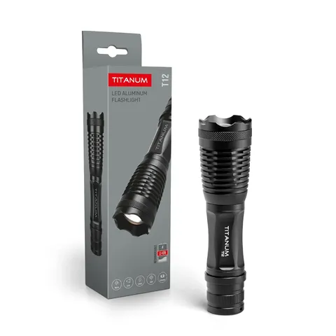 Портативний світлодіодний ліхтарик TITANUM TLF-T12 350Lm 5000K Black — фото 2