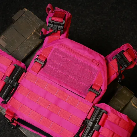 Плитоноска Kiborg GU Gen.2 рожева з системою MOLLE, бронежилет під плити — фото 7