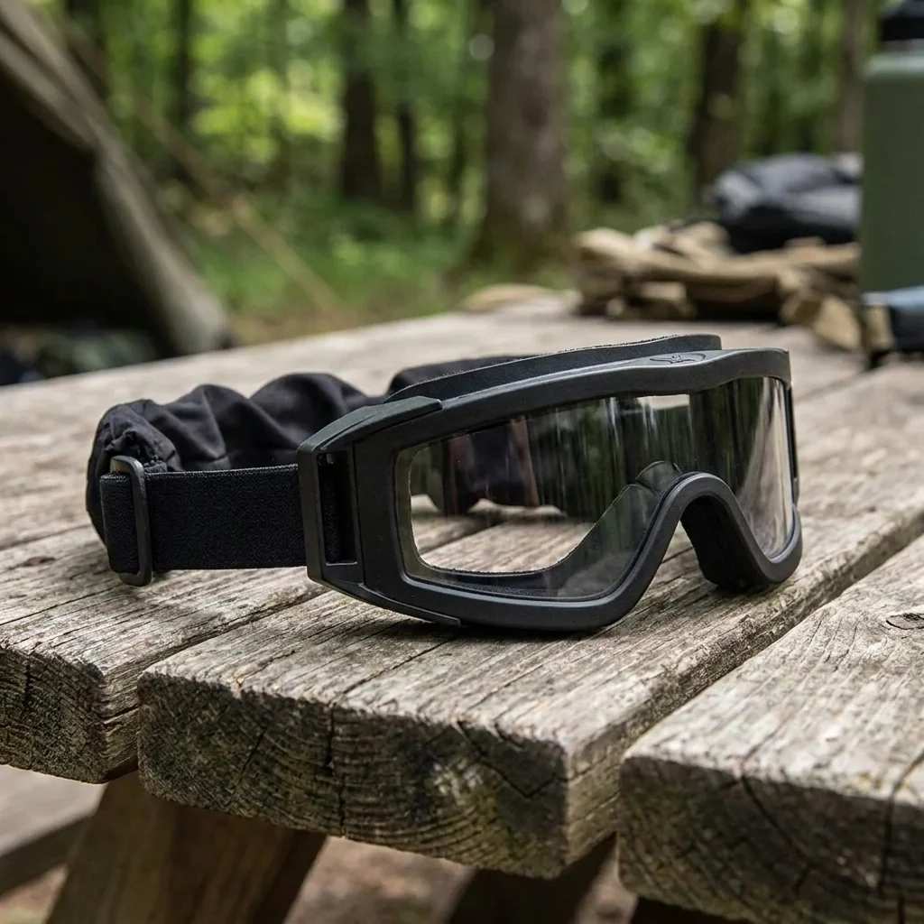 Окуляри захисні з ущільнювачем Venture Gear Tactical Loadout (clear) Super Anti-Fog H2MAX, прозорі, Чорний