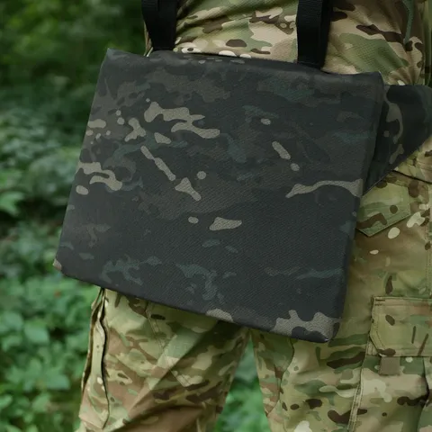 Каремат-сидушка Kiborg 20mm Cordura Black Multicam під броню — фото 11